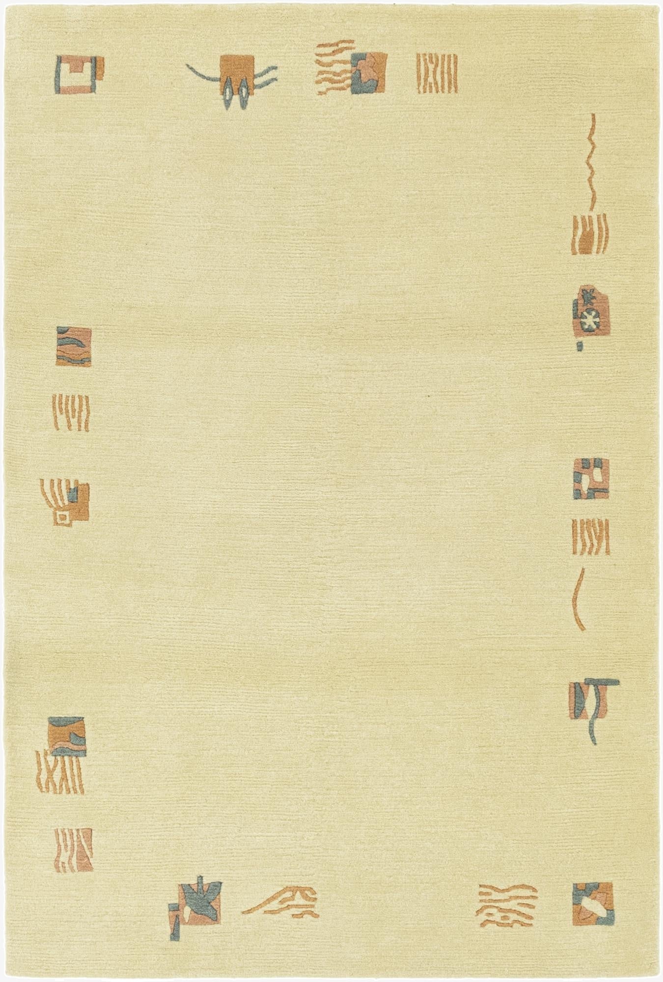 4' x 6'  Hand Knotted Nepal Wool Rug