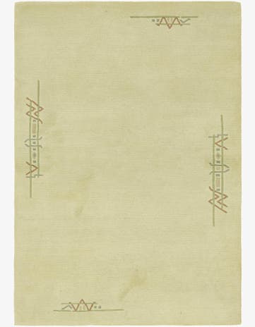 4' x 6' Hand Knotted Nepal Wool Rug