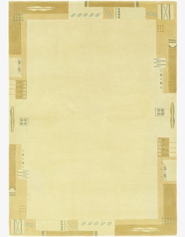 4' x 5' 10 Hand Knotted Nepal Wool Rug