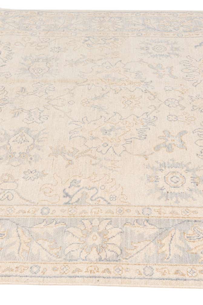 6' 1 x 9' Hand Knotted Oushak Wool Rug