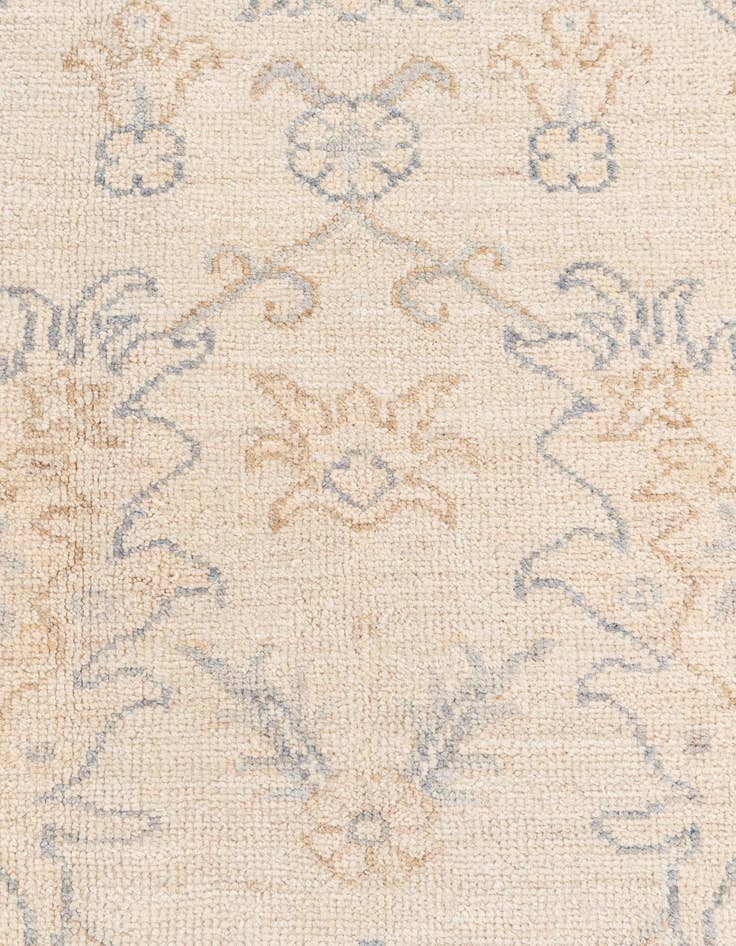 Detail image of 6' 1 x 9'  Hand Knotted Oushak Wool Rug