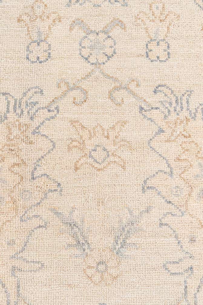 6' 1 x 9' Hand Knotted Oushak Wool Rug