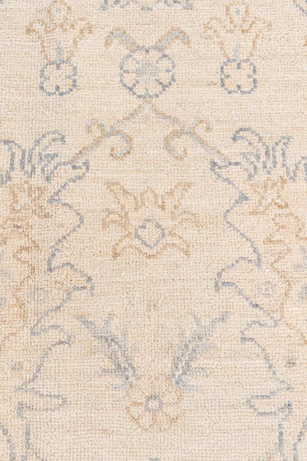 Detail image of 6' 1 x 9' Hand Knotted Oushak Wool Rug
