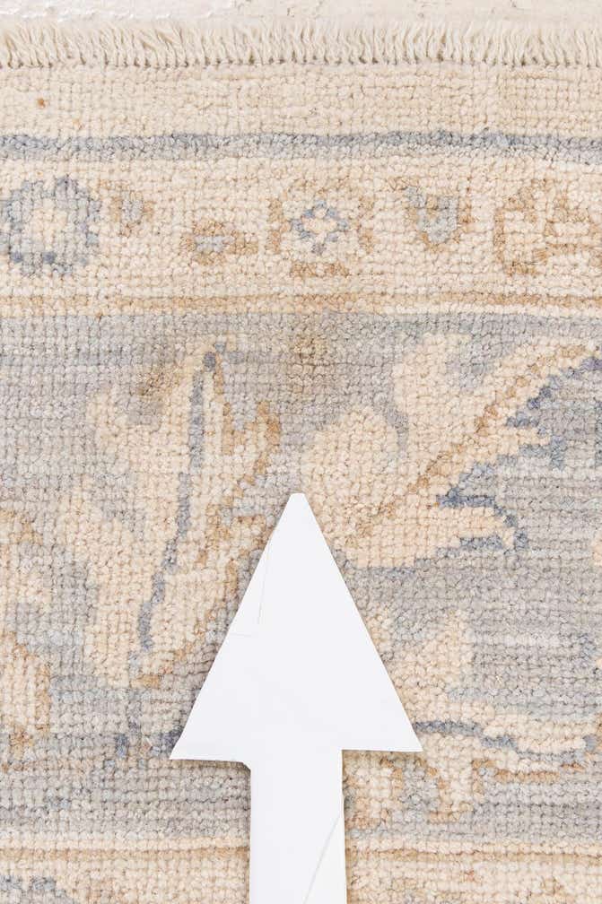 6' 1 x 9' Hand Knotted Oushak Wool Rug