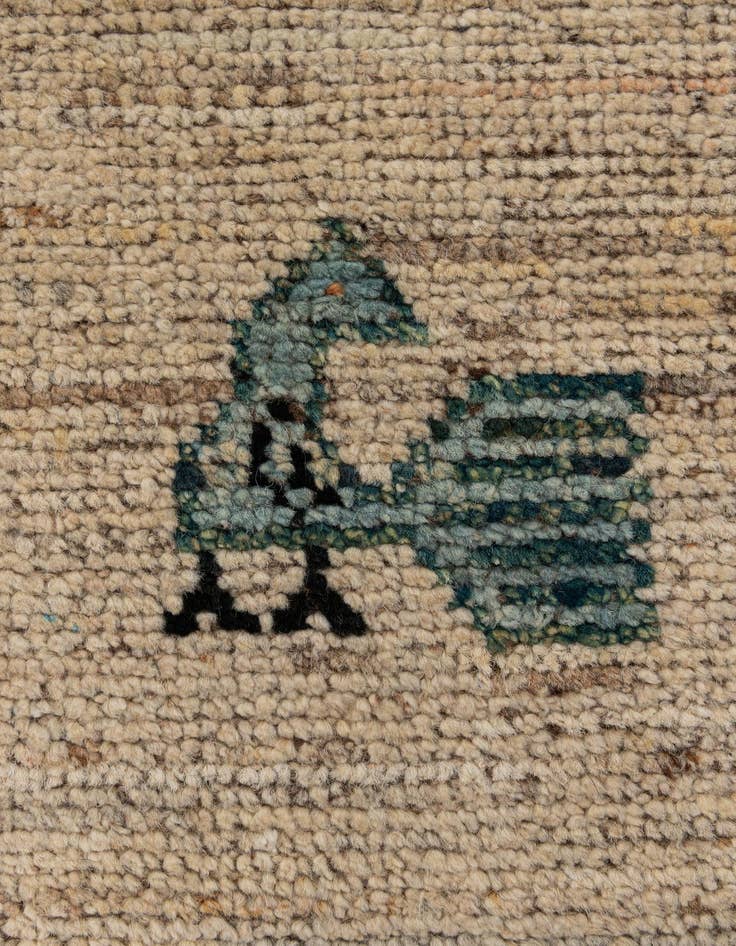 Detail image of 6' 1 x 9' 2  Hand Knotted Oushak Wool Rug