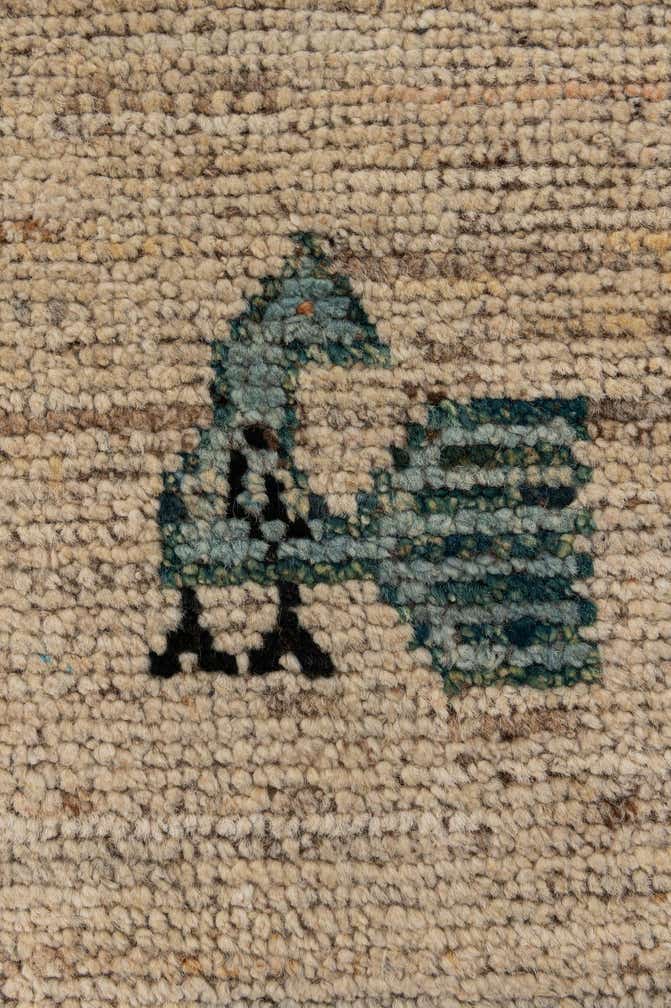 6' 1 x 9' 2 Hand Knotted Oushak Wool Rug