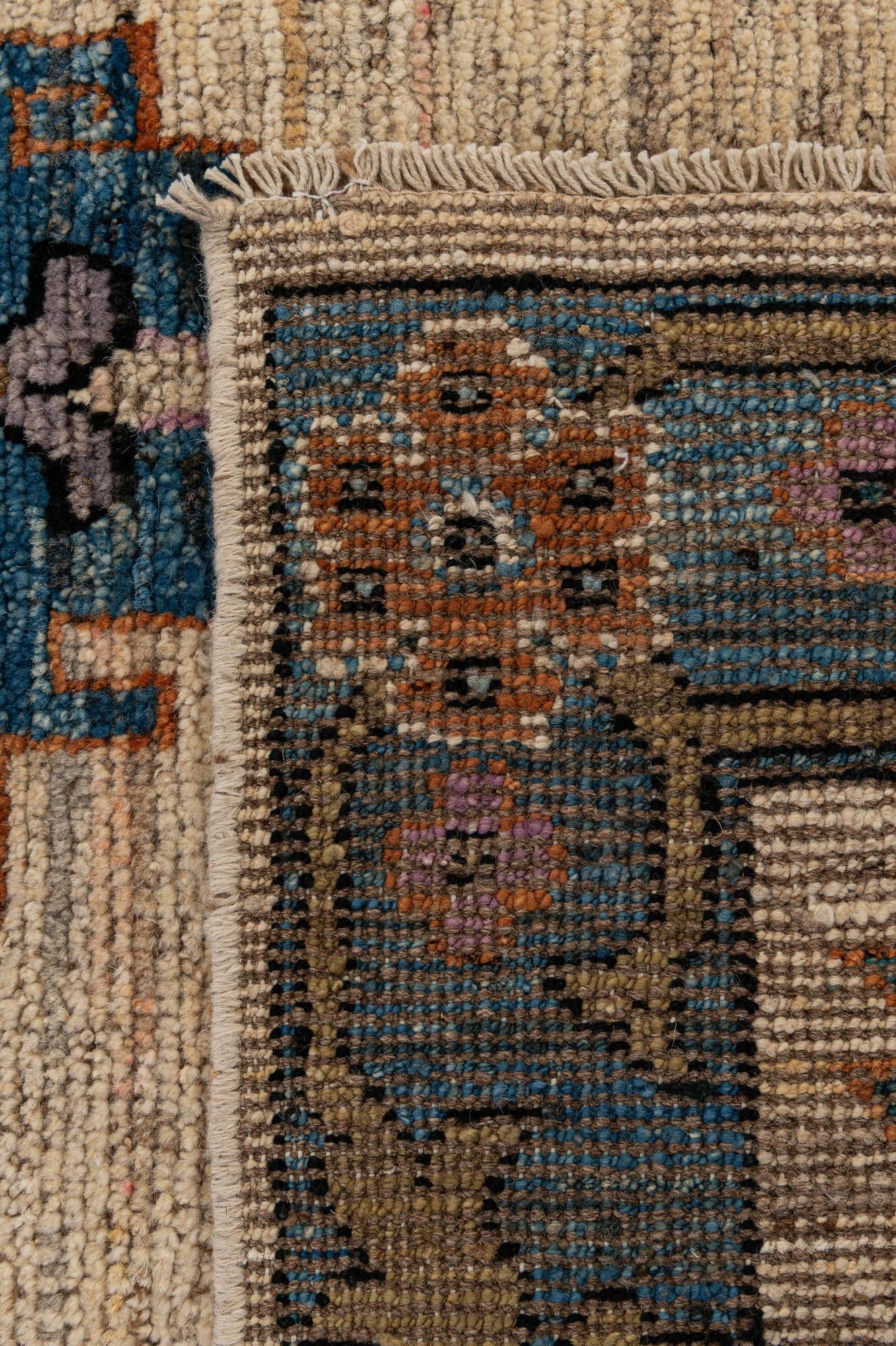 6' 1 x 9' 2 Hand Knotted Oushak Wool Rug