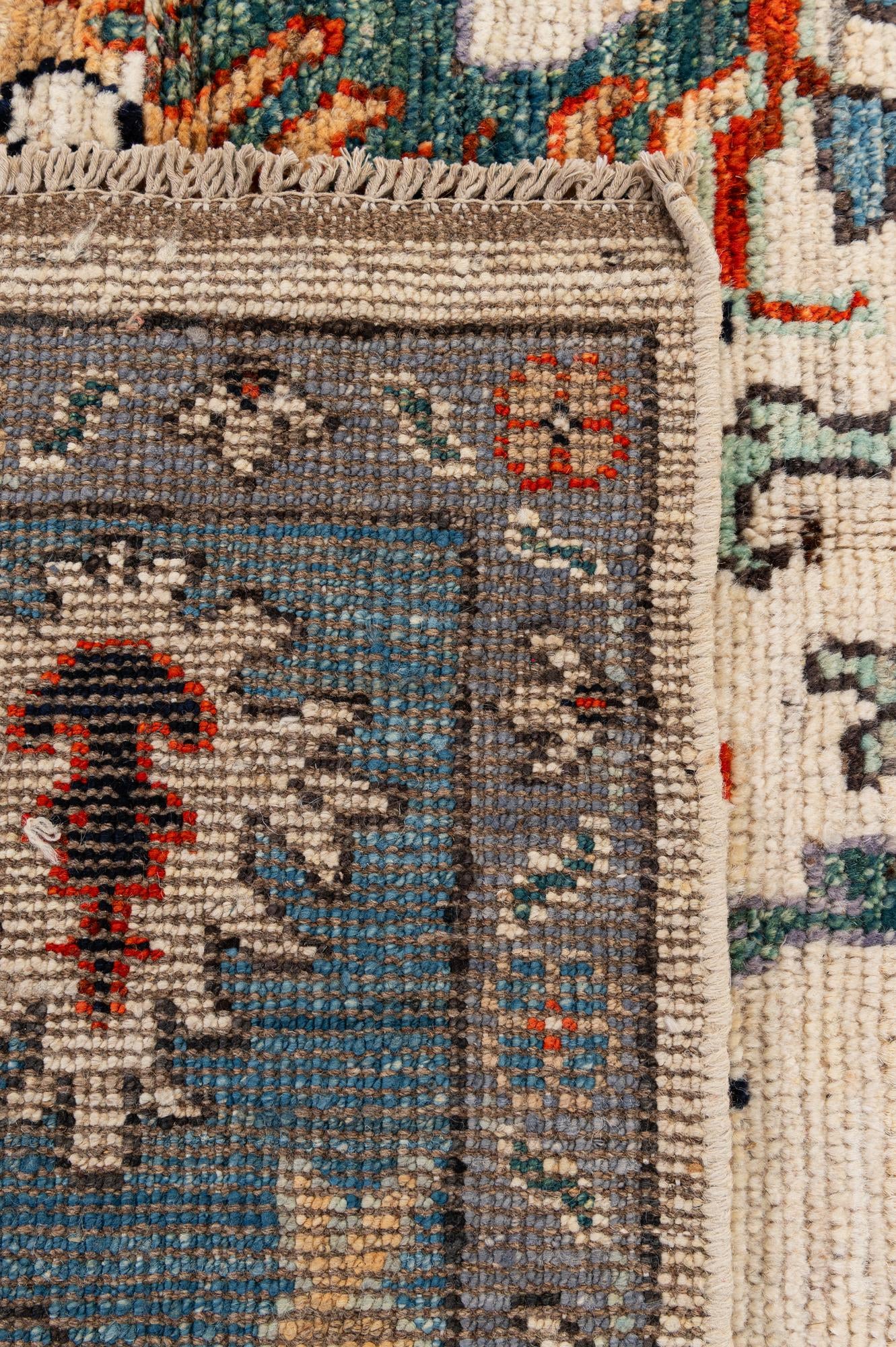 9' 4 x 12' 2 Hand Knotted Oushak Wool Rug