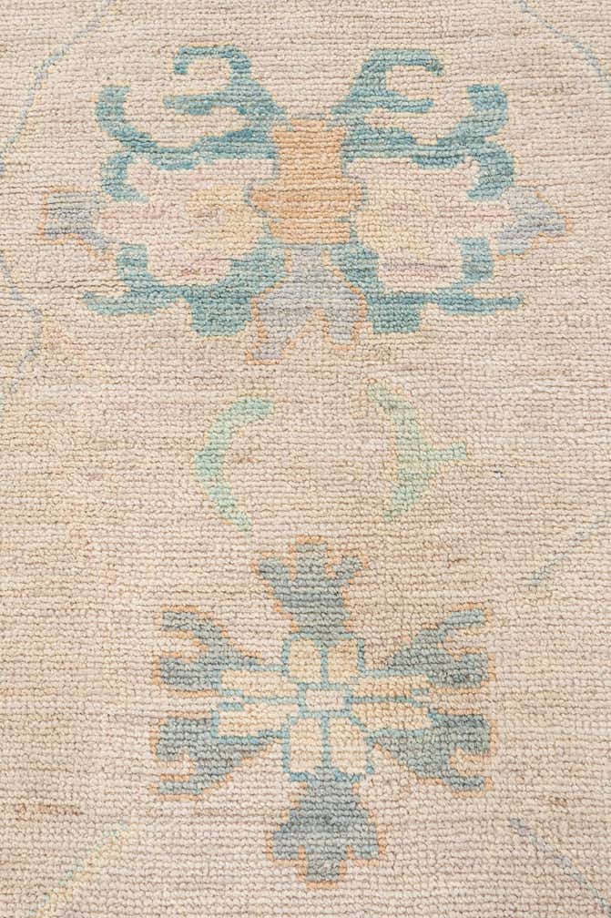12' 2 x 14' 11 Hand Knotted Oushak Wool Rug
