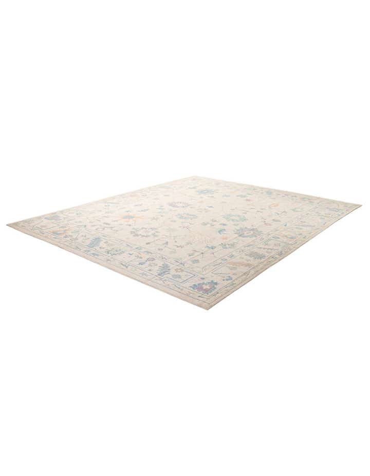 12' 2 x 15' Hand Knotted Oushak Wool Rug