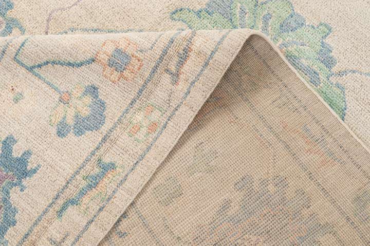 12' 2 x 15' Hand Knotted Oushak Wool Rug