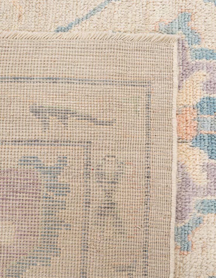 Detail image of 12' 2 x 15'  Hand Knotted Oushak Wool Rug