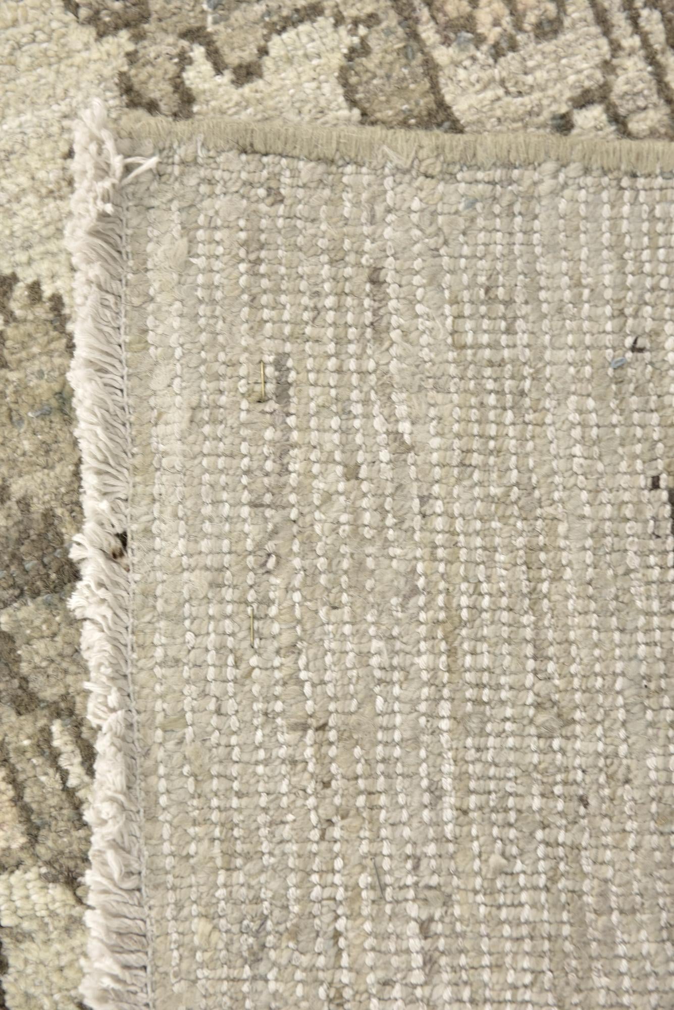 11' 4 x 15' 9 Hand Knotted Oushak Wool Rug