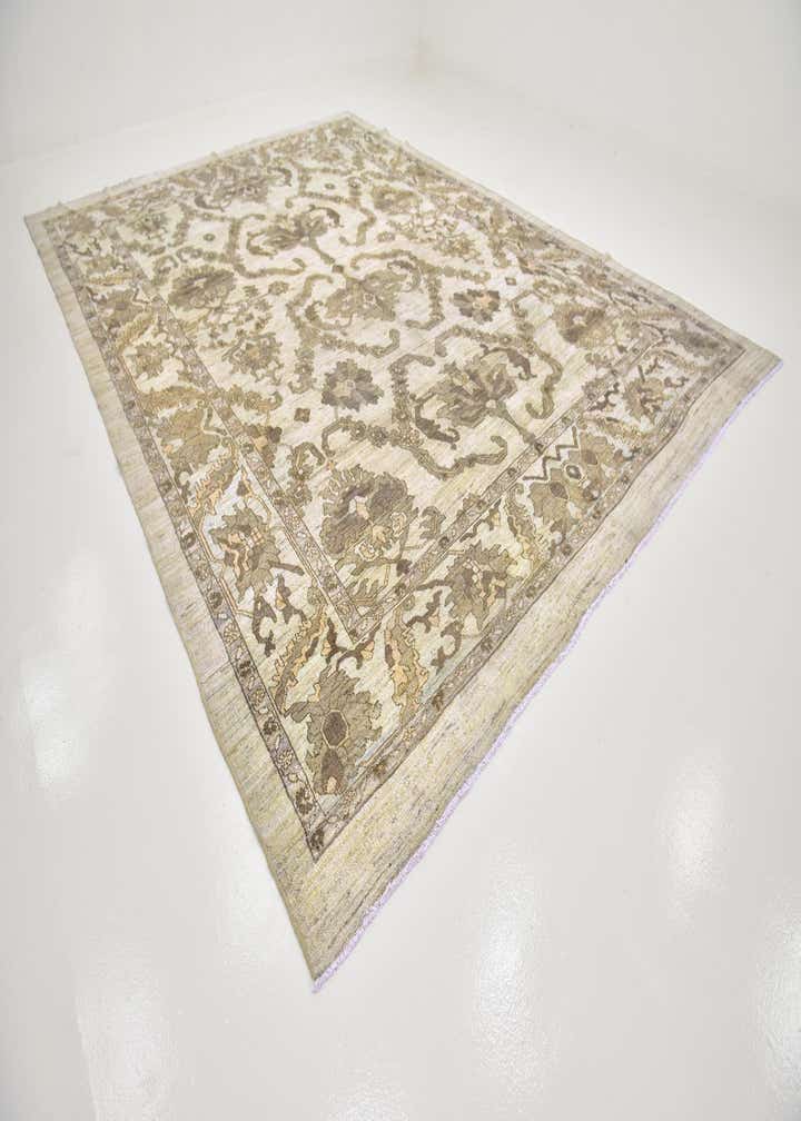 11' 4 x 15' 9 Hand Knotted Oushak Wool Rug