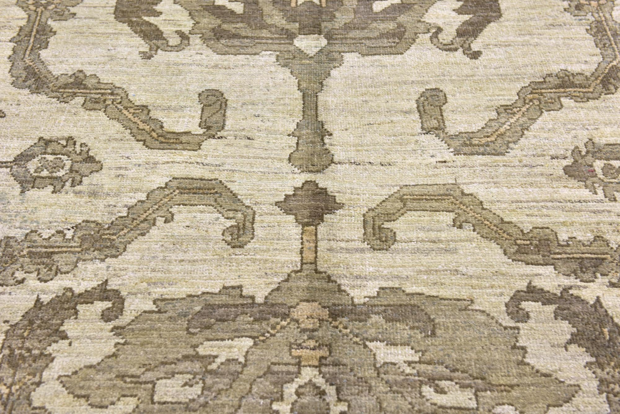 11' 4 x 15' 9 Hand Knotted Oushak Wool Rug