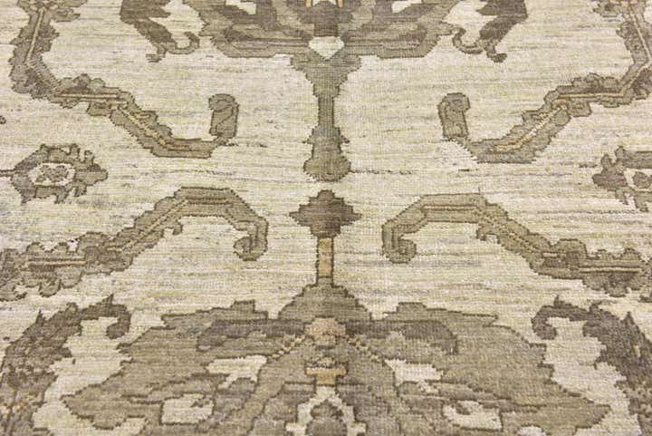 11' 4 x 15' 9 Hand Knotted Oushak Wool Rug