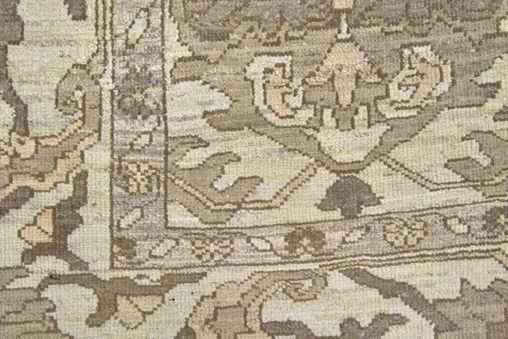 Detail image of 11' 4 x 15' 9 Hand Knotted Oushak Wool Rug