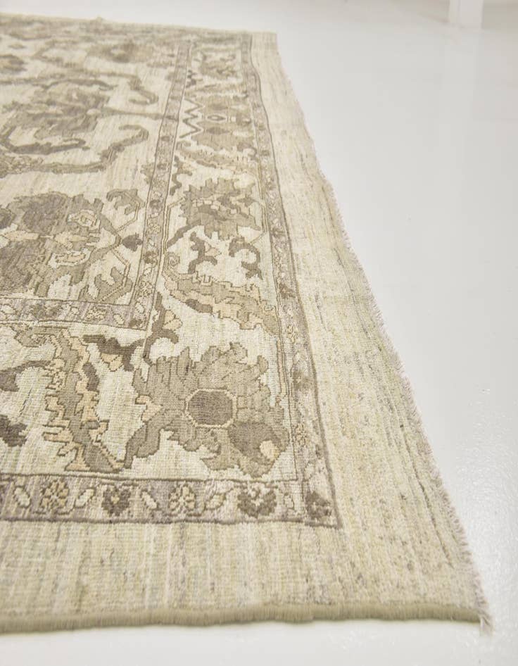 Detail image of 11' 4 x 15' 9 Hand Knotted Oushak Wool Rug