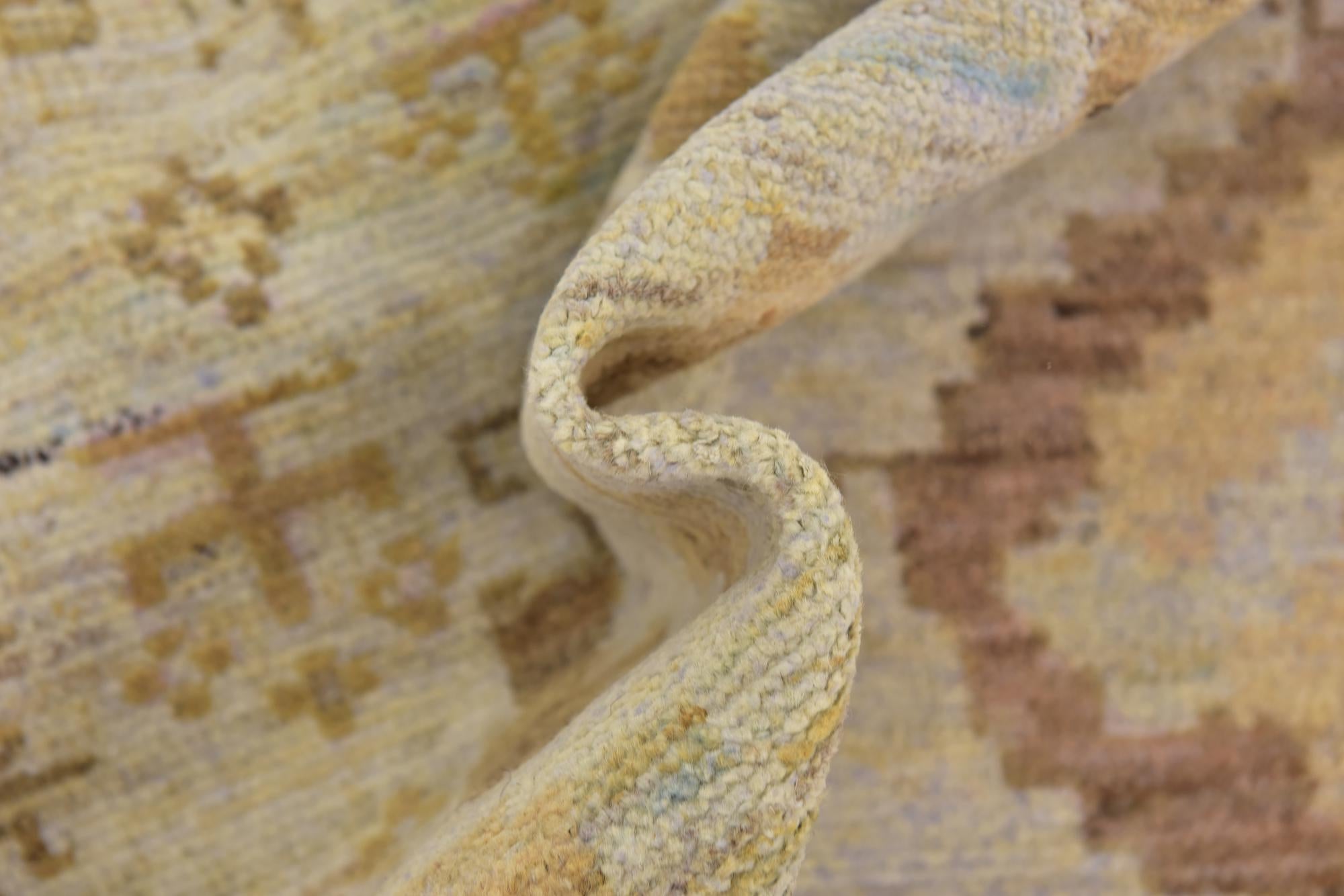 11' x 15' 10 Hand Knotted Oushak Wool Rug
