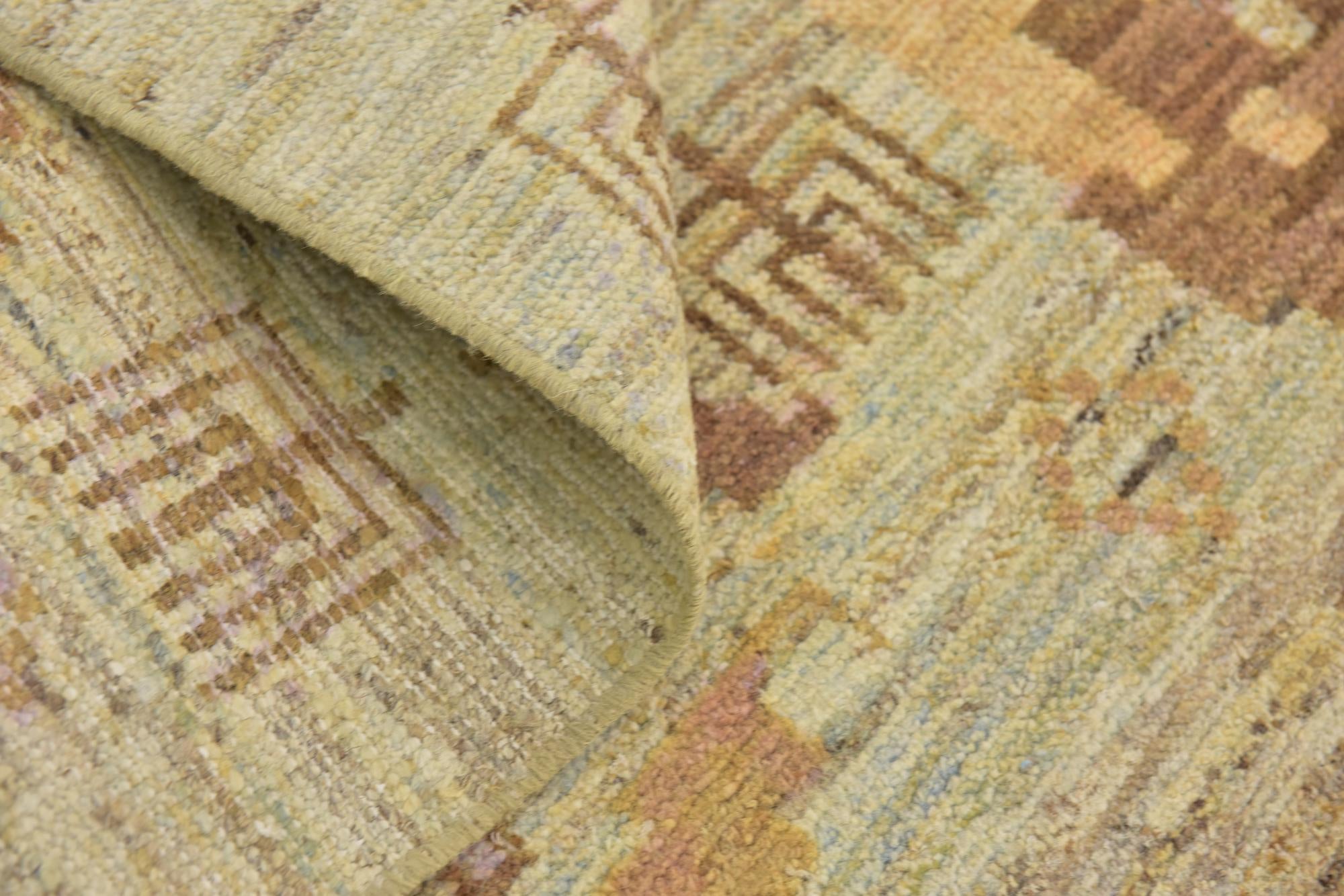 11' x 15' 10 Hand Knotted Oushak Wool Rug