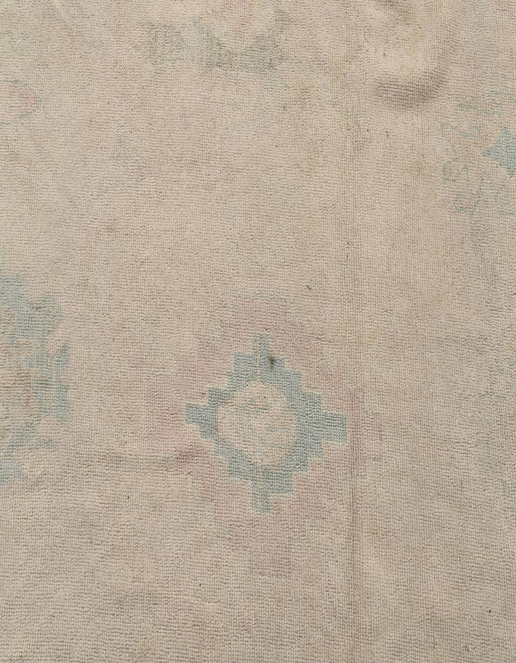 Detail image of 9' 6 x 13' 5  Hand Knotted Oushak Wool Rug