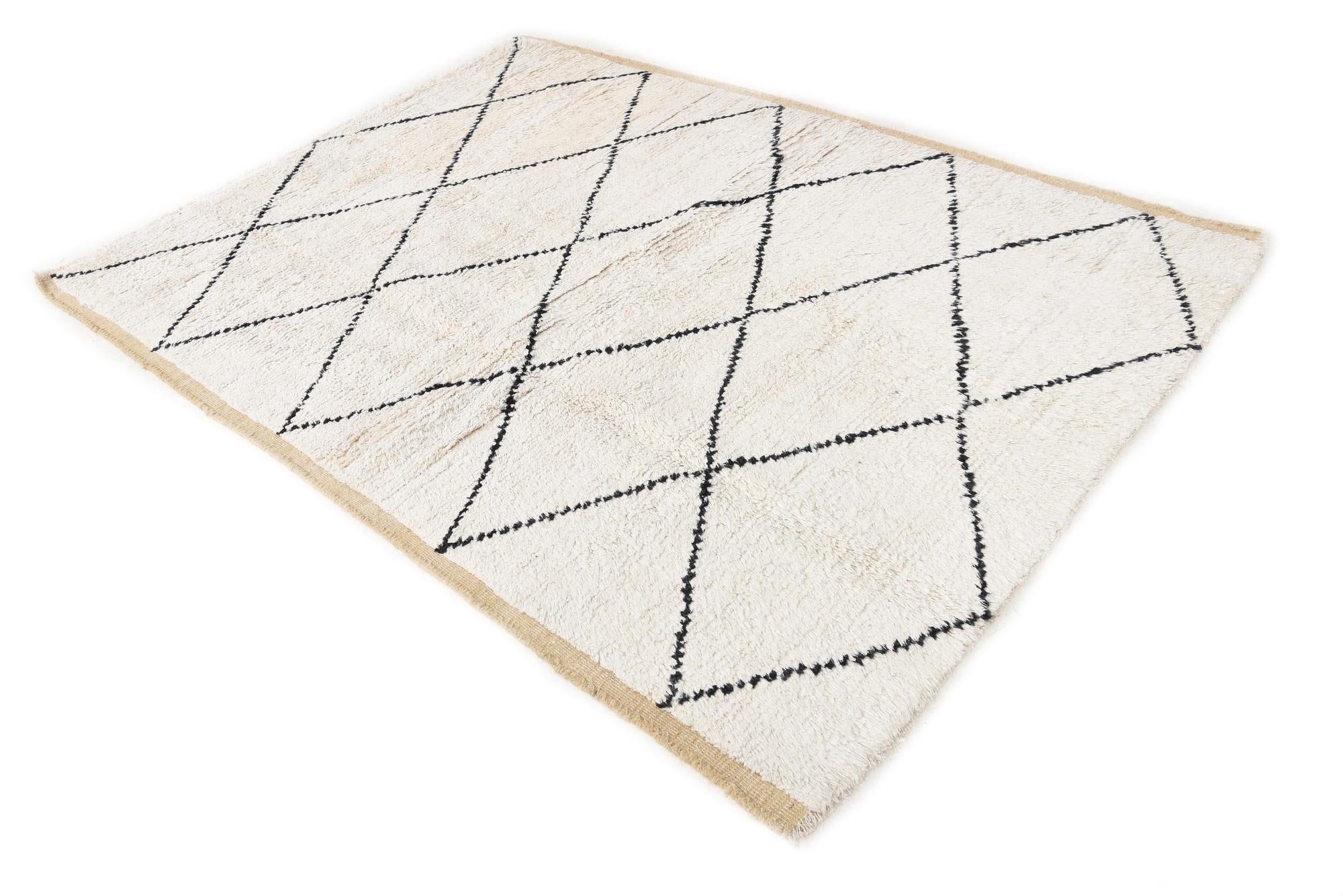 5' 2 x 7' 1 Hand Knotted Oushak Wool Rug