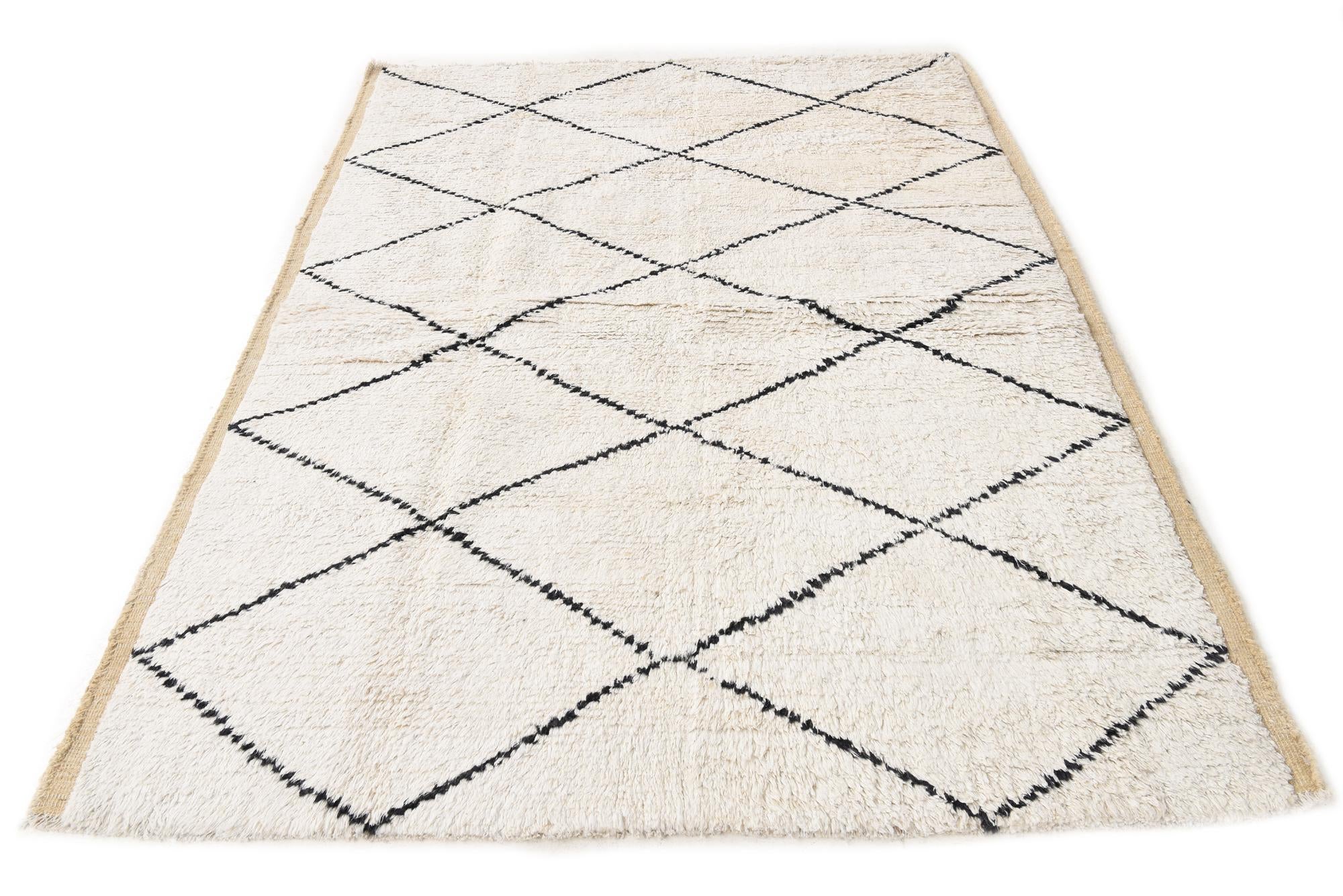 5' 2 x 7' 1 Hand Knotted Oushak Wool Rug