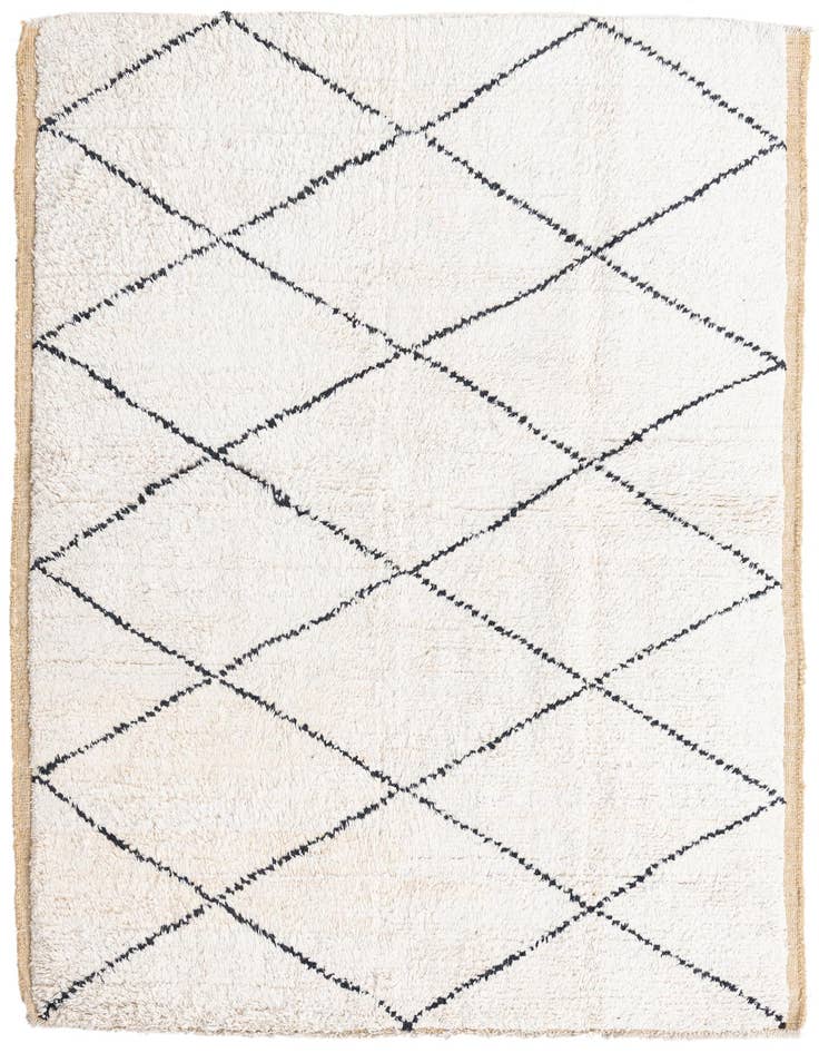Detail image of 5' 2 x 7' 1 Hand Knotted Oushak Wool Rug