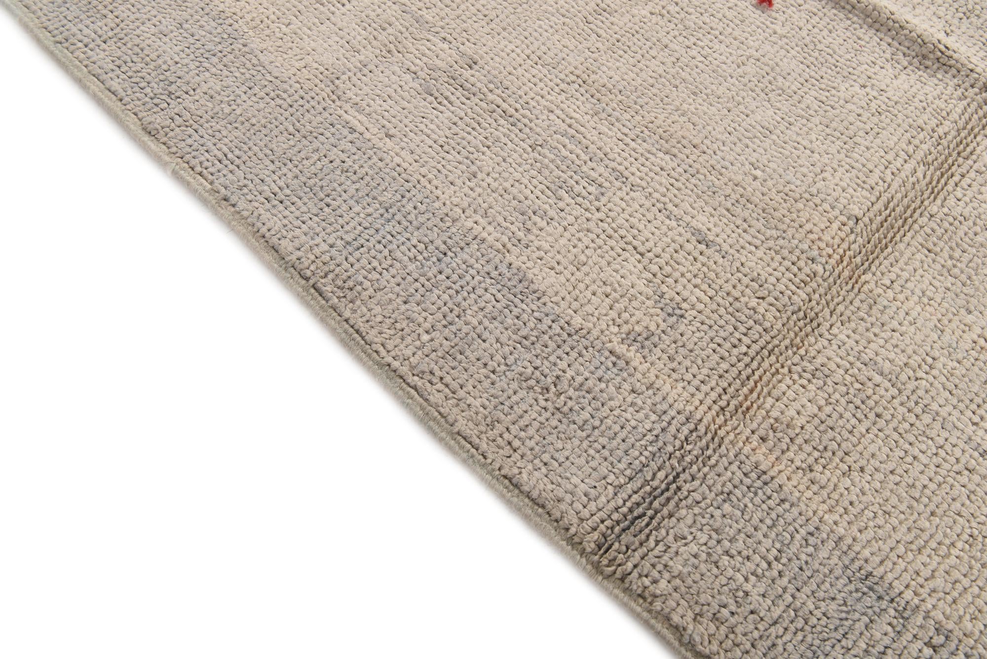 9' 7 x 13' 4 Hand Knotted Oushak Wool Rug