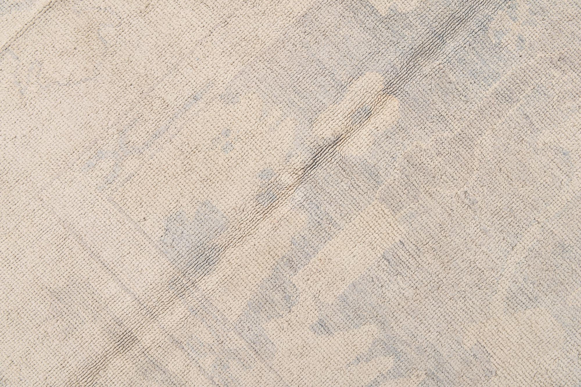 9' 7 x 13' 4 Hand Knotted Oushak Wool Rug