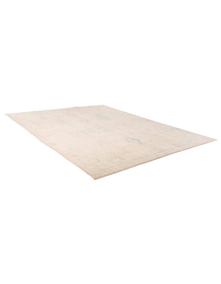 Detail image of 8' 7 x 11' 6  Hand Knotted Oushak Wool Rug