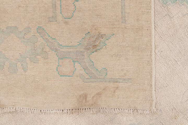8' 7 x 11' 6 Hand Knotted Oushak Wool Rug