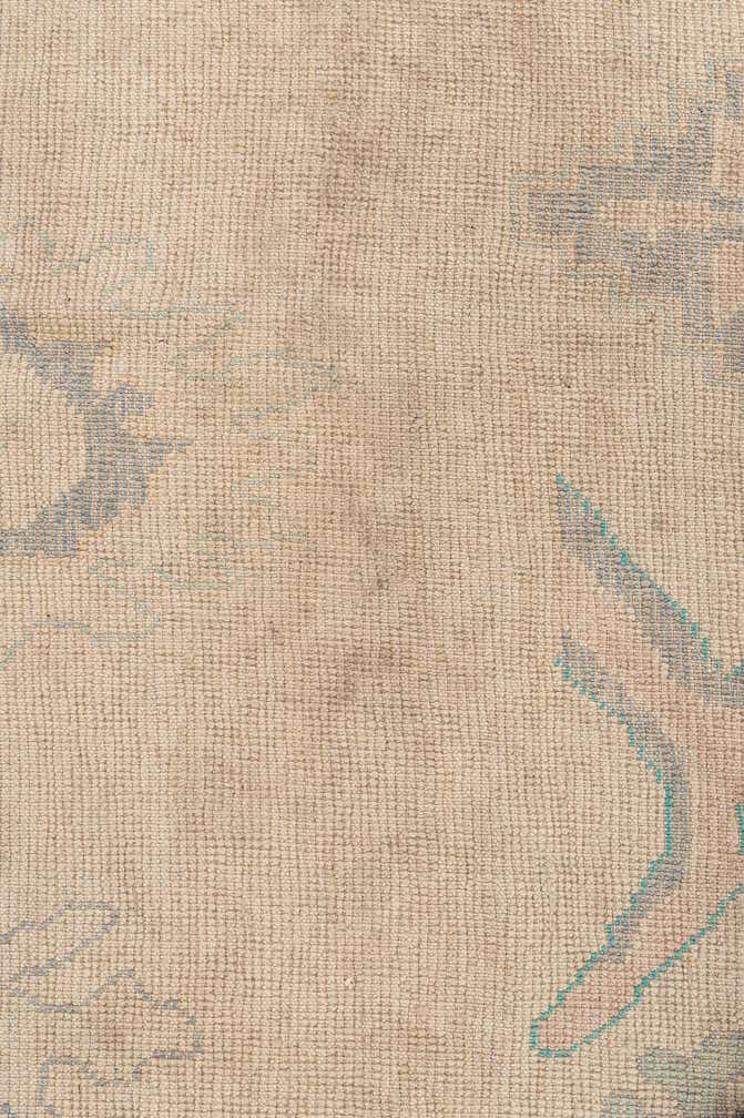 8' 7 x 11' 6 Hand Knotted Oushak Wool Rug