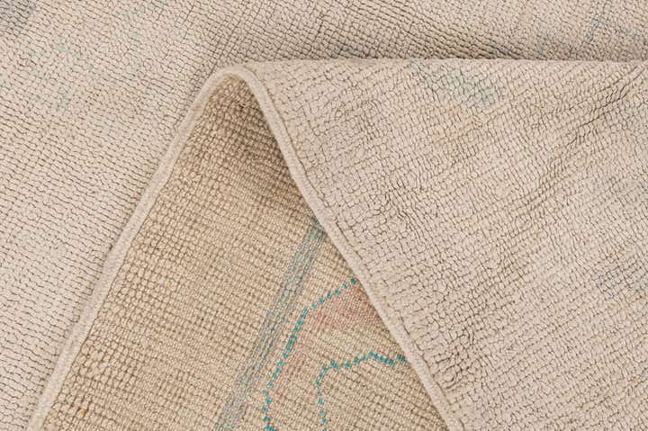 8' 7 x 11' 6 Hand Knotted Oushak Wool Rug