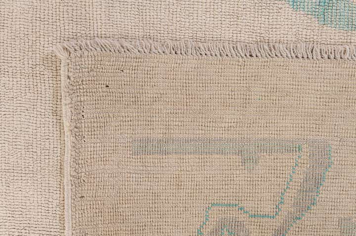 8' 7 x 11' 6 Hand Knotted Oushak Wool Rug