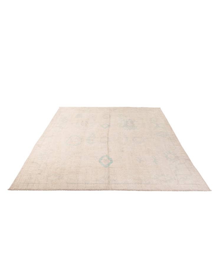 Detail image of 8' 7 x 11' 6 Hand Knotted Oushak Wool Rug
