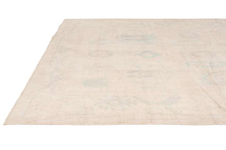 8' 7 x 11' 6 Hand Knotted Oushak Wool Rug