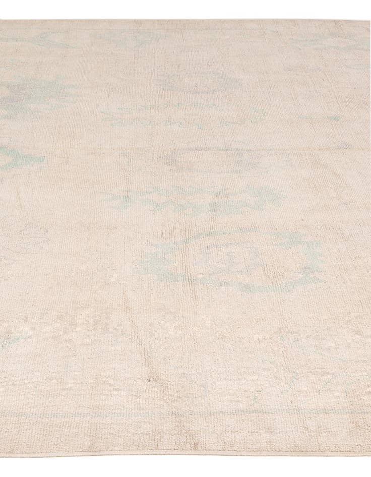 Detail image of 8' 7 x 11' 6  Hand Knotted Oushak Wool Rug