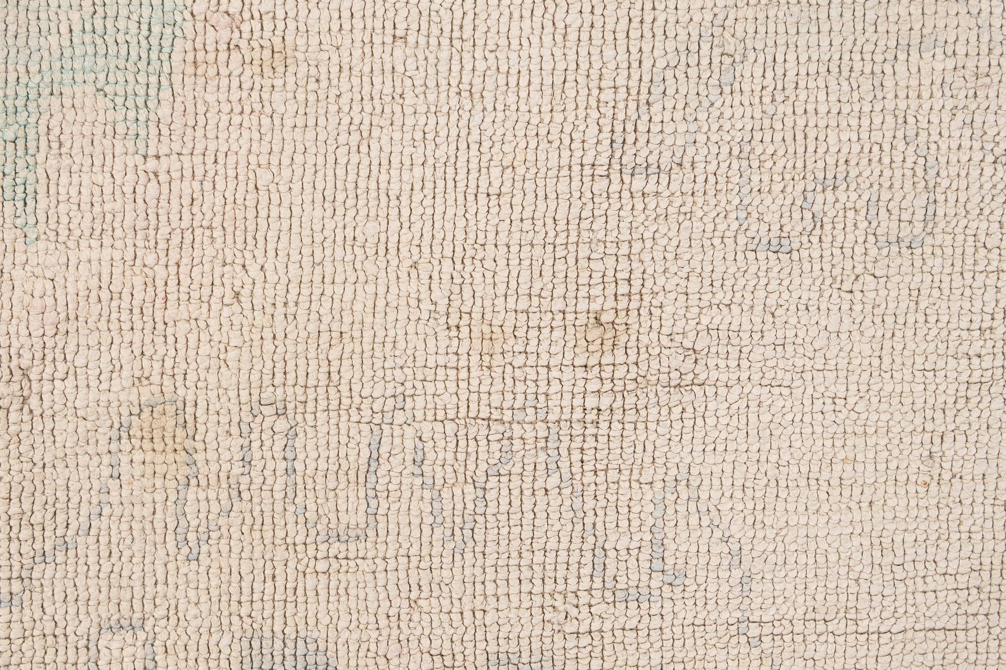 8' 7 x 11' 6 Hand Knotted Oushak Wool Rug