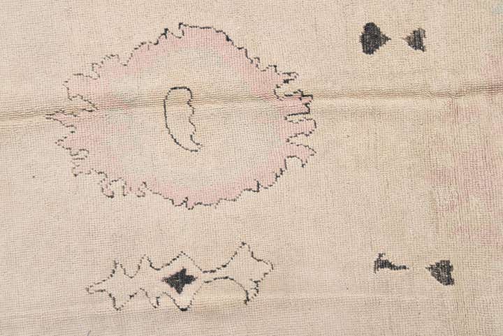 9' 2 x 11' 5 Hand Knotted Oushak Wool Rug