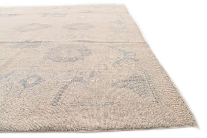 9' x 11' 4 Hand Knotted Oushak Wool Rug