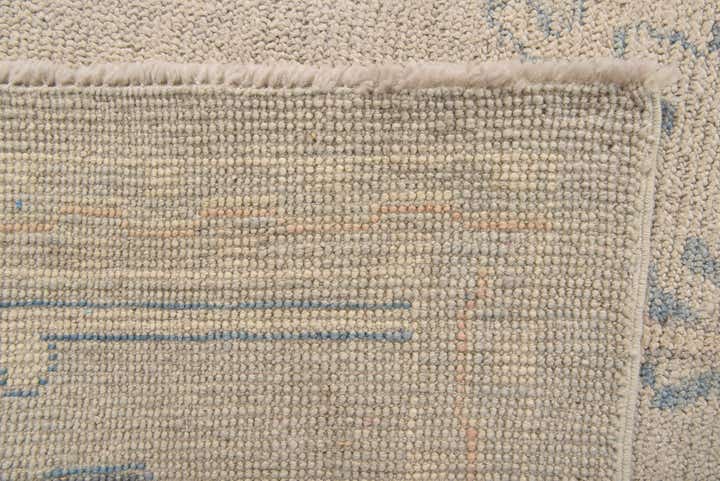 9' x 11' 4 Hand Knotted Oushak Wool Rug