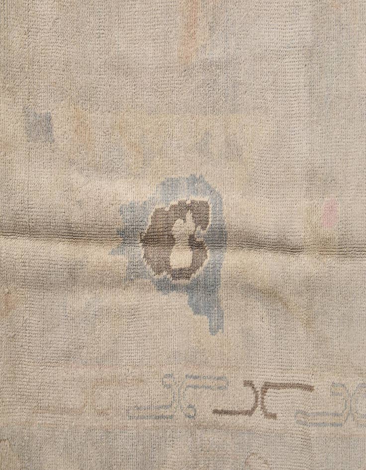 Detail image of 9' x 13' 9 Hand Knotted Oushak Wool Rug