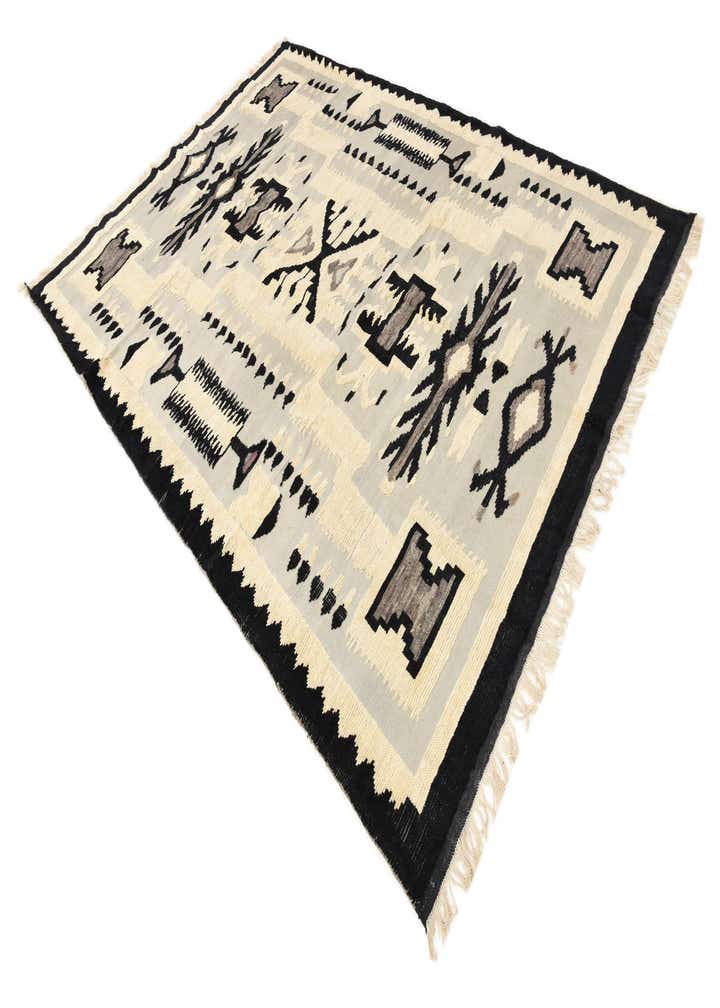 7' 8 x 10' 7 Hand Knotted Oushak Wool Rug