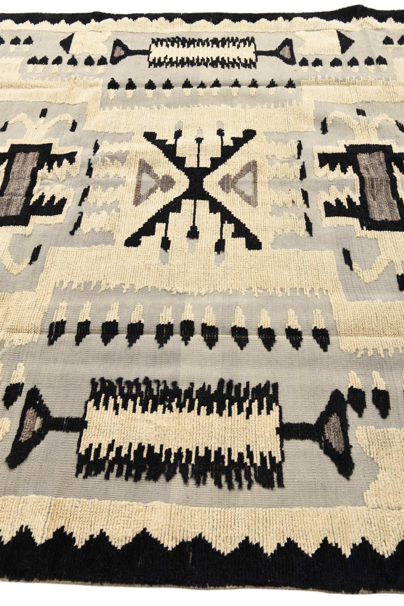 7' 8 x 10' 7 Hand Knotted Oushak Wool Rug