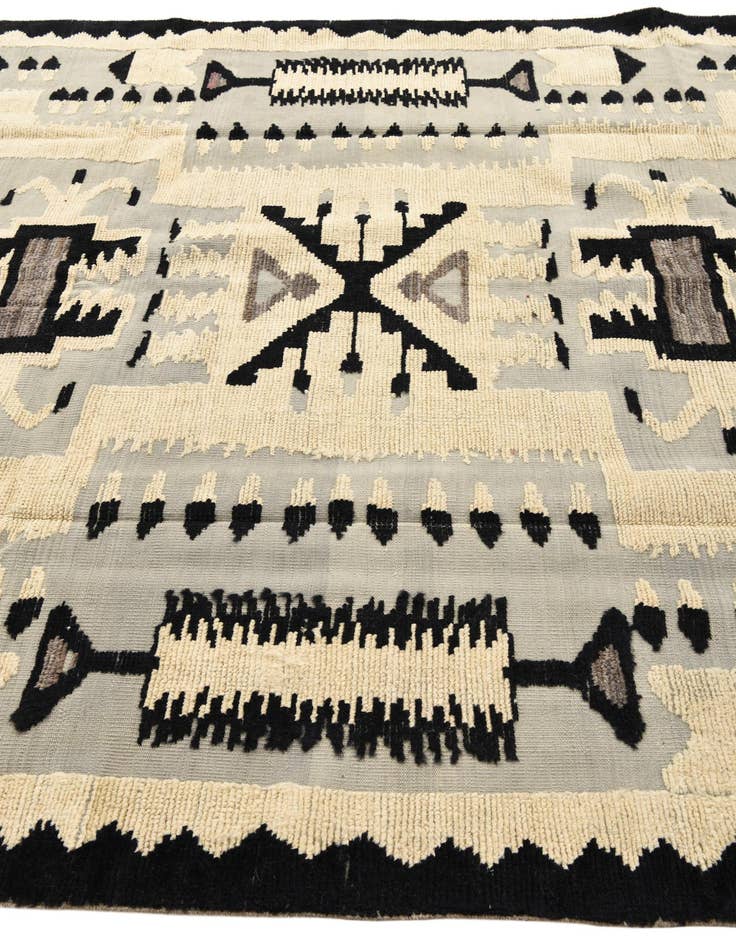 Detail image of 7' 8 x 10' 7  Hand Knotted Oushak Wool Rug