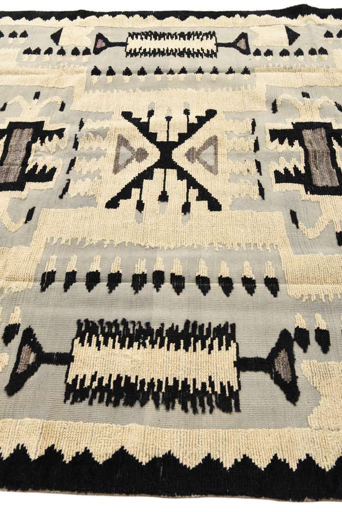 7' 8 x 10' 7 Hand Knotted Oushak Wool Rug
