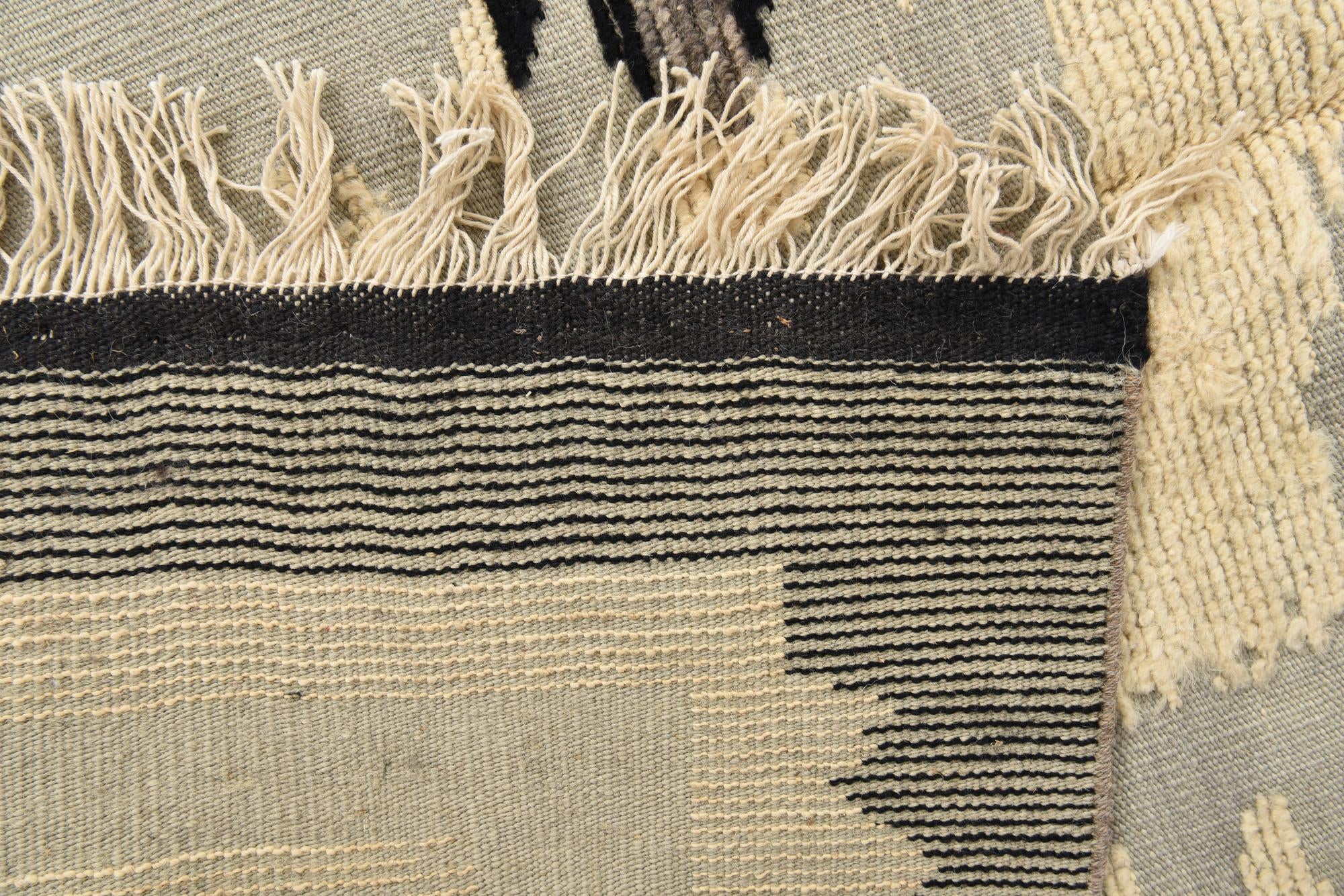 7' 8 x 10' 7 Hand Knotted Oushak Wool Rug
