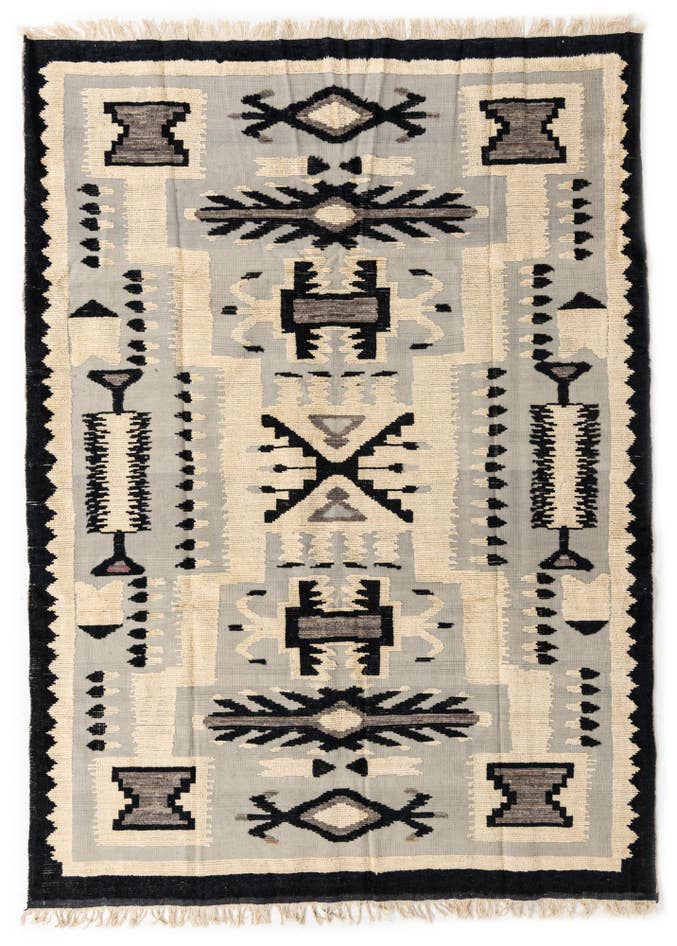 Detail image of 7' 8 x 10' 7 Hand Knotted Oushak Wool Rug