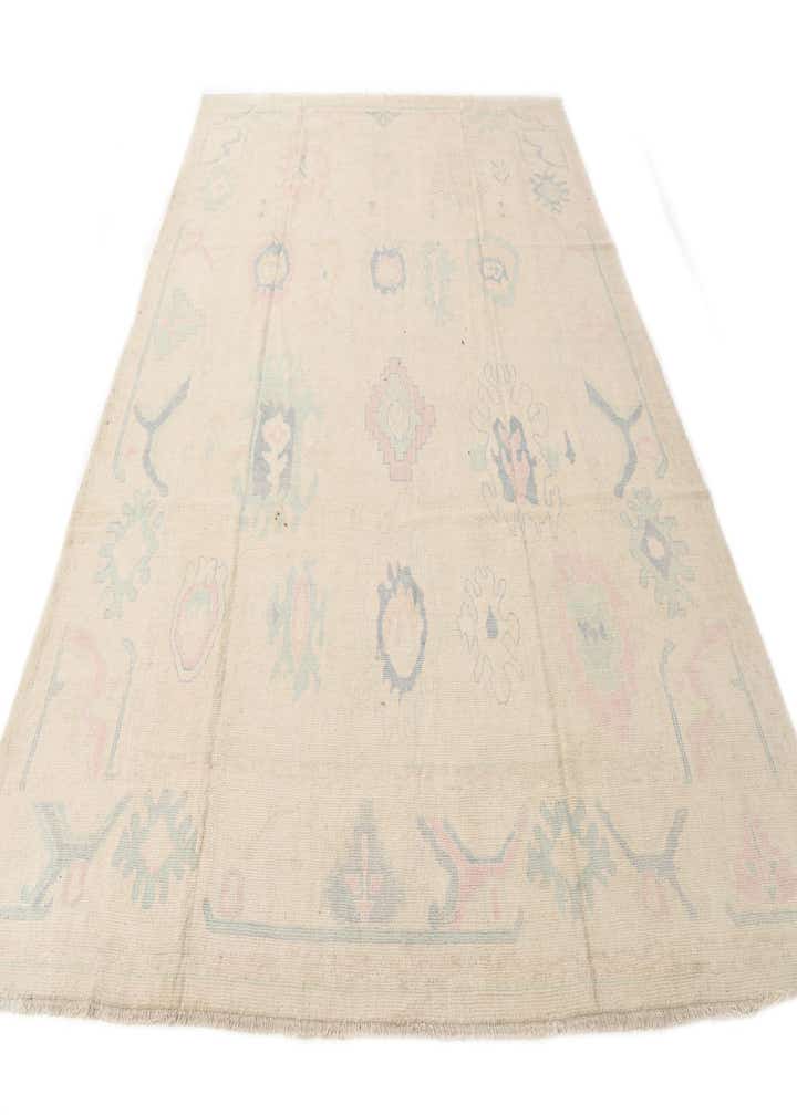 8' 10 x 11' 5 Hand Knotted Oushak Wool Rug